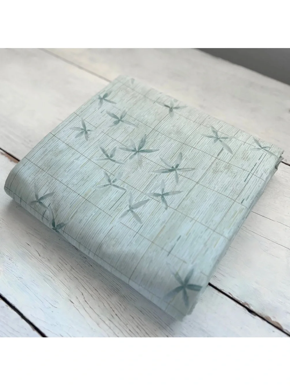 RARE Calvin Klein Ocean Grid Jade Green QUEEN Duvet Cover Floral Graphic Italy